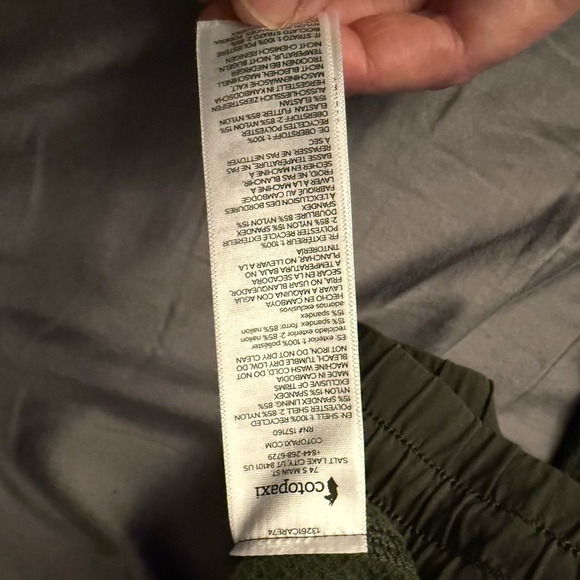 Cotopaxi Men's Abrazo Joggers- Green - Picture 3 of 5